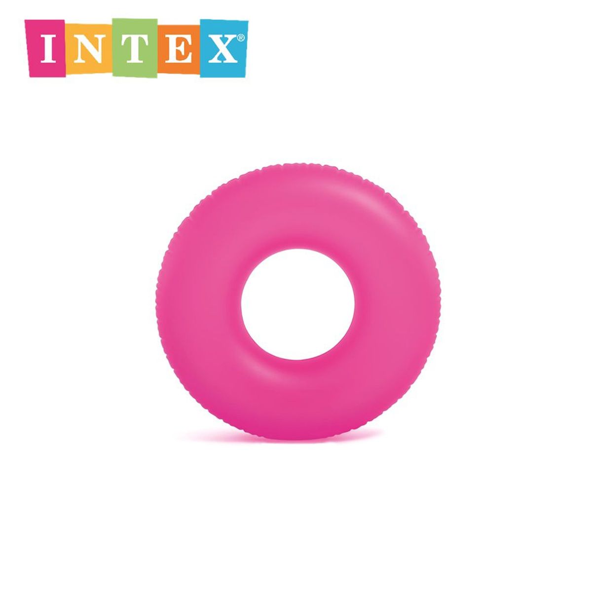 INTEX - Intex - flotador circular neón 91cm - ROSADO