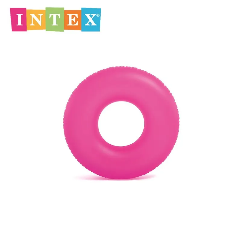 INTEX - Intex - flotador circular neón 91cm - ROSADO