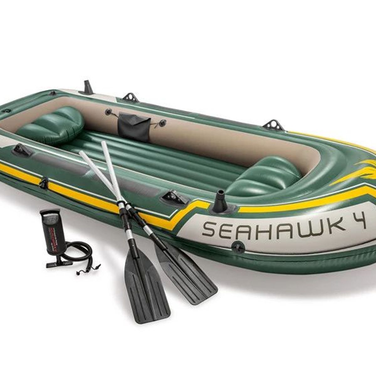 INTEX - INTEX - Bote inflable para 4 personas, SEAHAWK