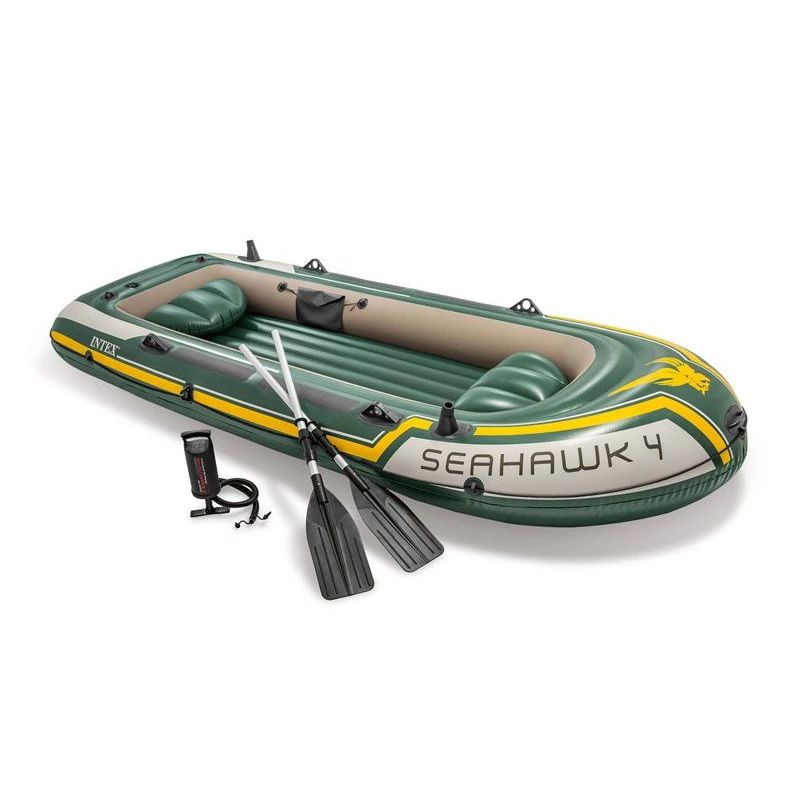 INTEX - INTEX - Bote inflable para 4 personas, SEAHAWK