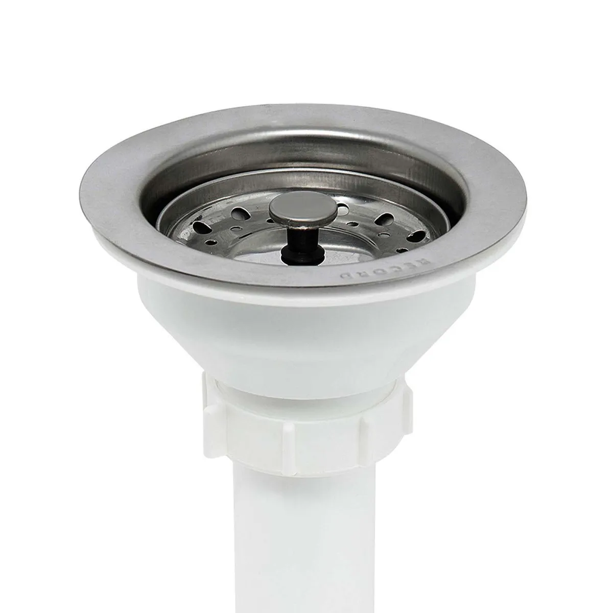 C AND A TOOLS - Desague Lavadero Cocina PVC C/Canastilla Ac. Inox. 4.1/2"  C&A