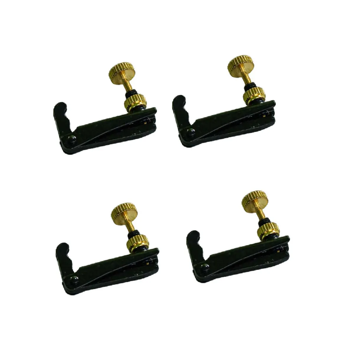 GENERICO - Set de 4 Microafinadores o reguladores negros