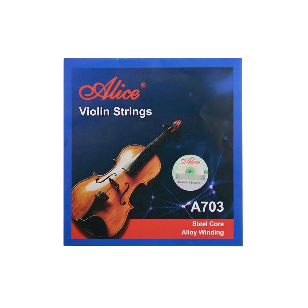 GENERICO - Juego de cuerdas Alice 703 para violín