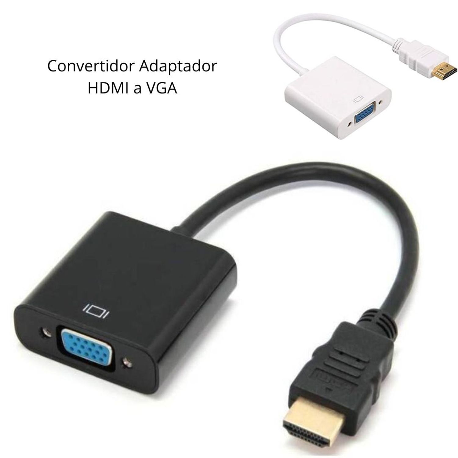 Cable Adaptador Hdmi A Vga 1080p INSPIRA MARKET - Main Image