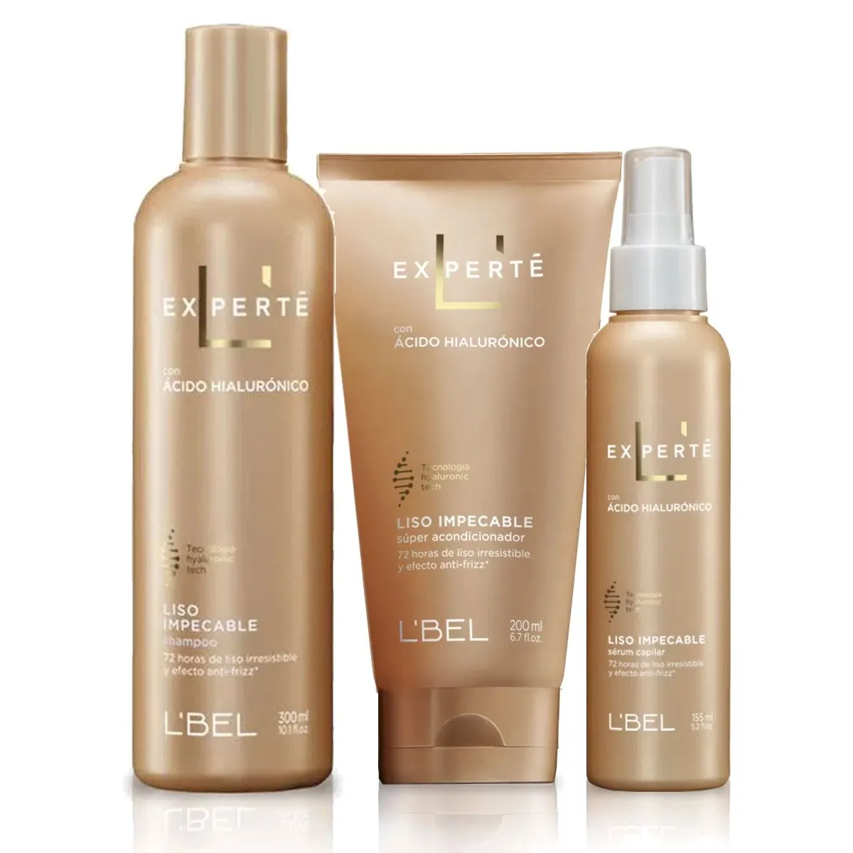 LBEL - Rutina Capilar x3 Liso Impecable 200 ml Experté