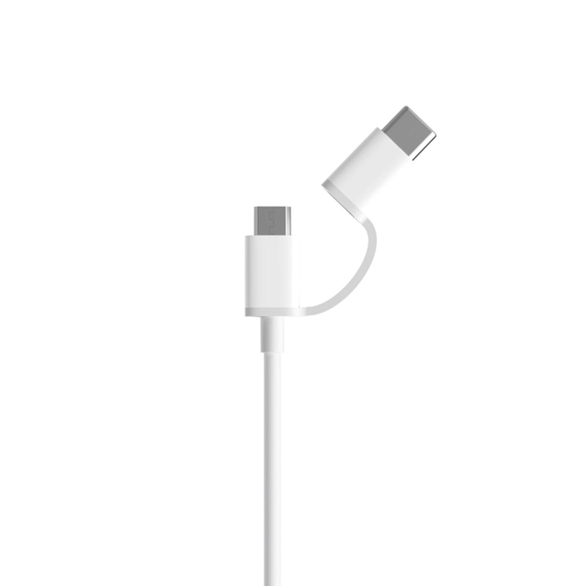 XIAOMI - Xiaomi USB a Micro USB y Tipo-C Cable de Datos 2 en 1 - Blanco