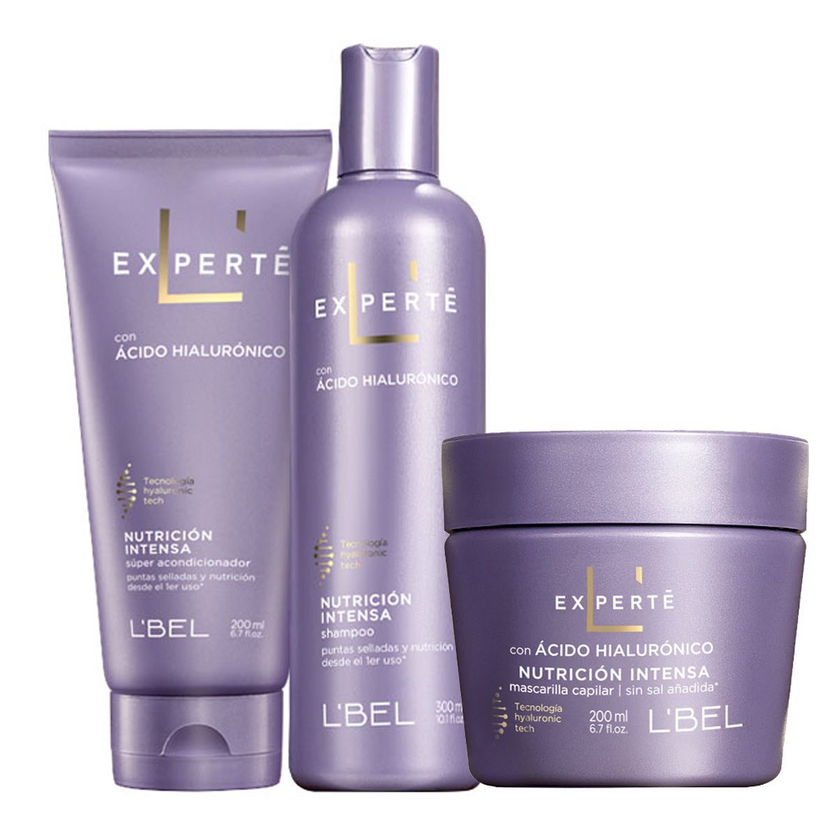 LBEL - Rutina Capilar x3 Nutrición Intensa 200 ml Experté