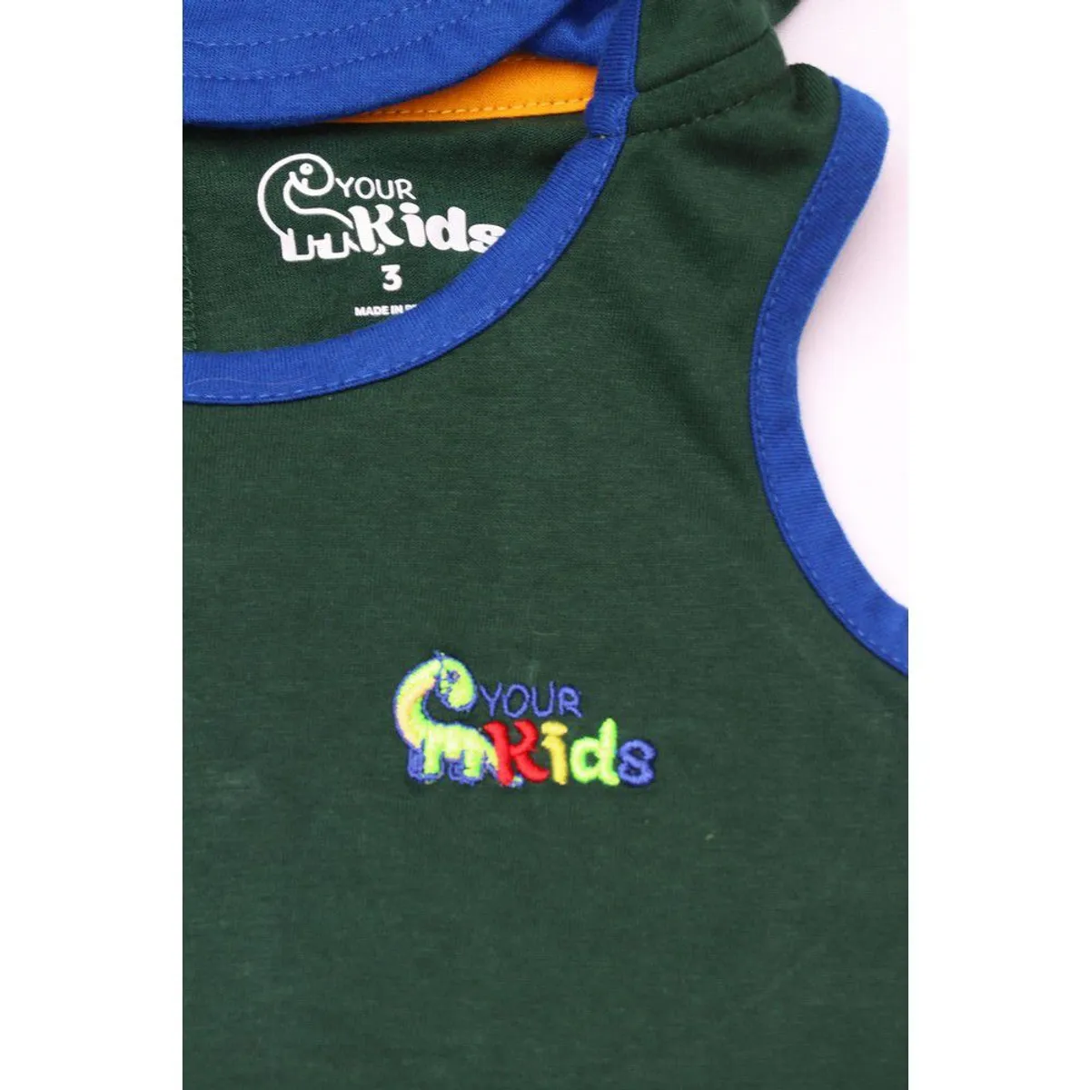 GENERICO - Yourkids - Capucha Dino Manga Cero Verde Oscuro - 5 años