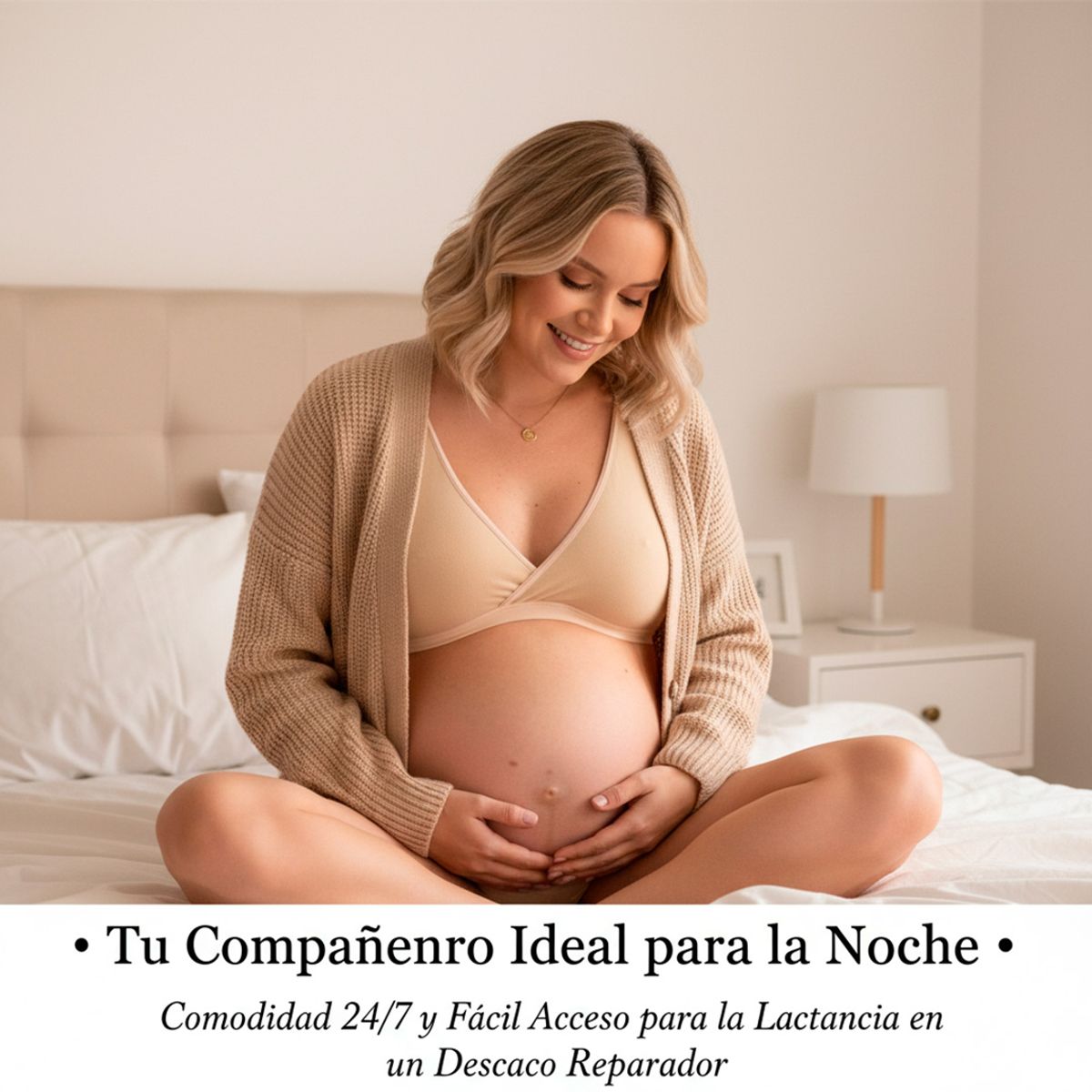 GENERICO - Sosten Maternal Top Nocturno Algodon Lactancia BCxy Lenceria Maternal