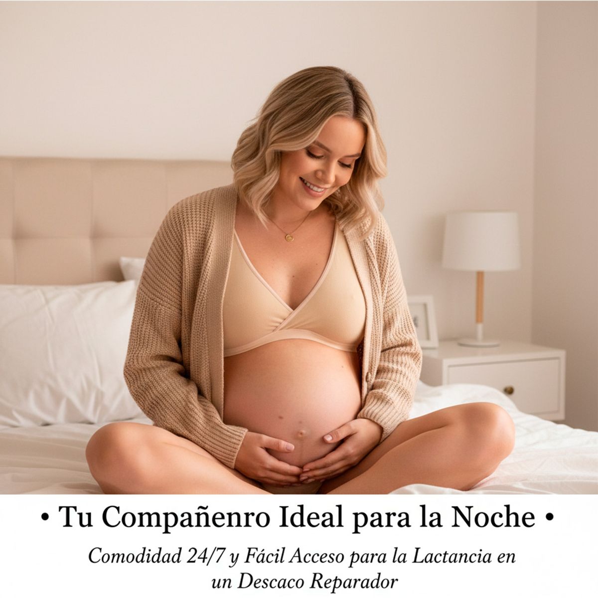 GENERICO - Sosten Maternal Top Nocturno Algodon Lactancia BCxy Lenceria Maternal