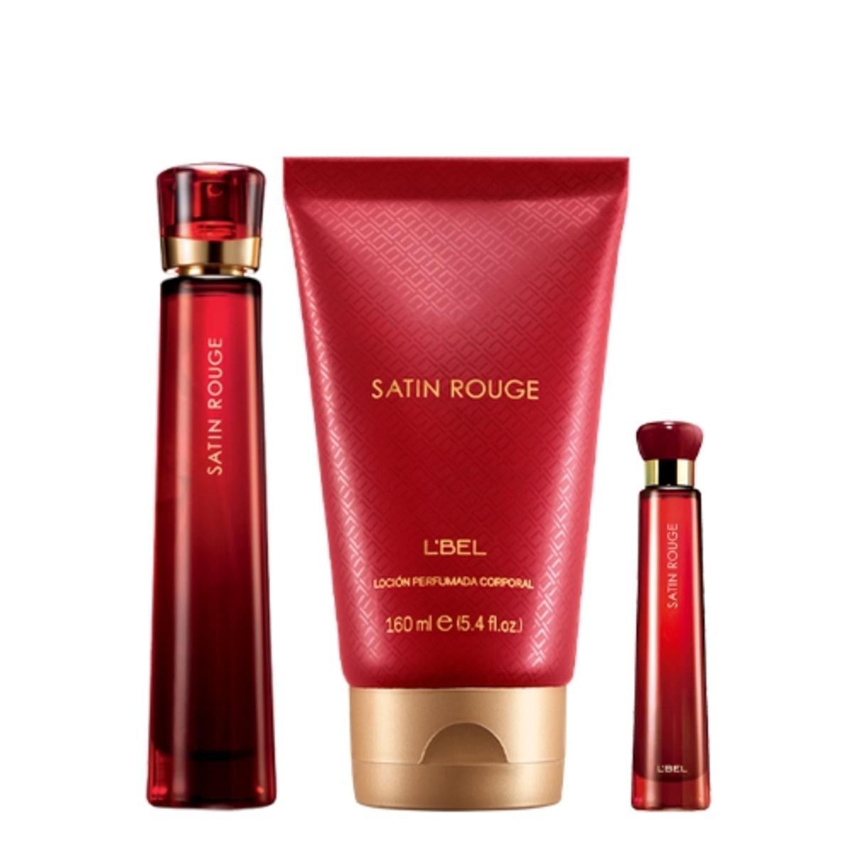 LBEL - Satin Rouge Perfume de Mujer con Mini e Hidratante