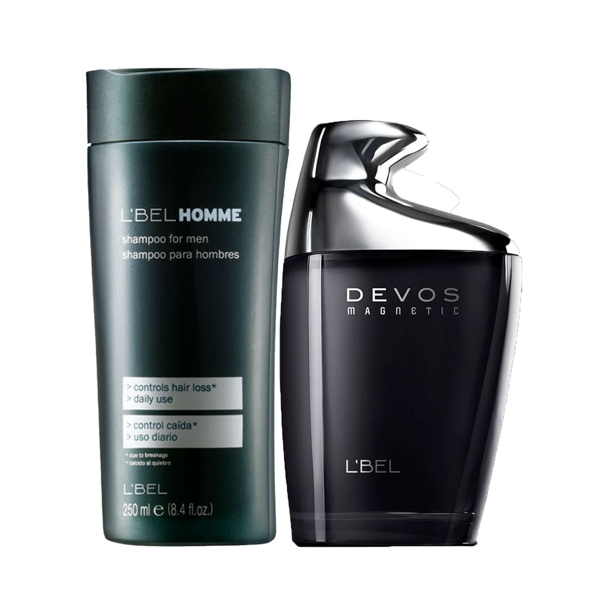 LBEL - Devos Magnetic Perfume de Hombre con Shampoo 2 en 1