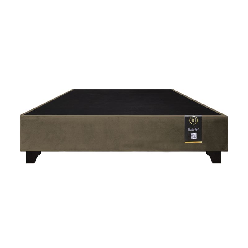 BARAKA HOME - Base De Cama Luton 1.5 Plz - Beige oscuro