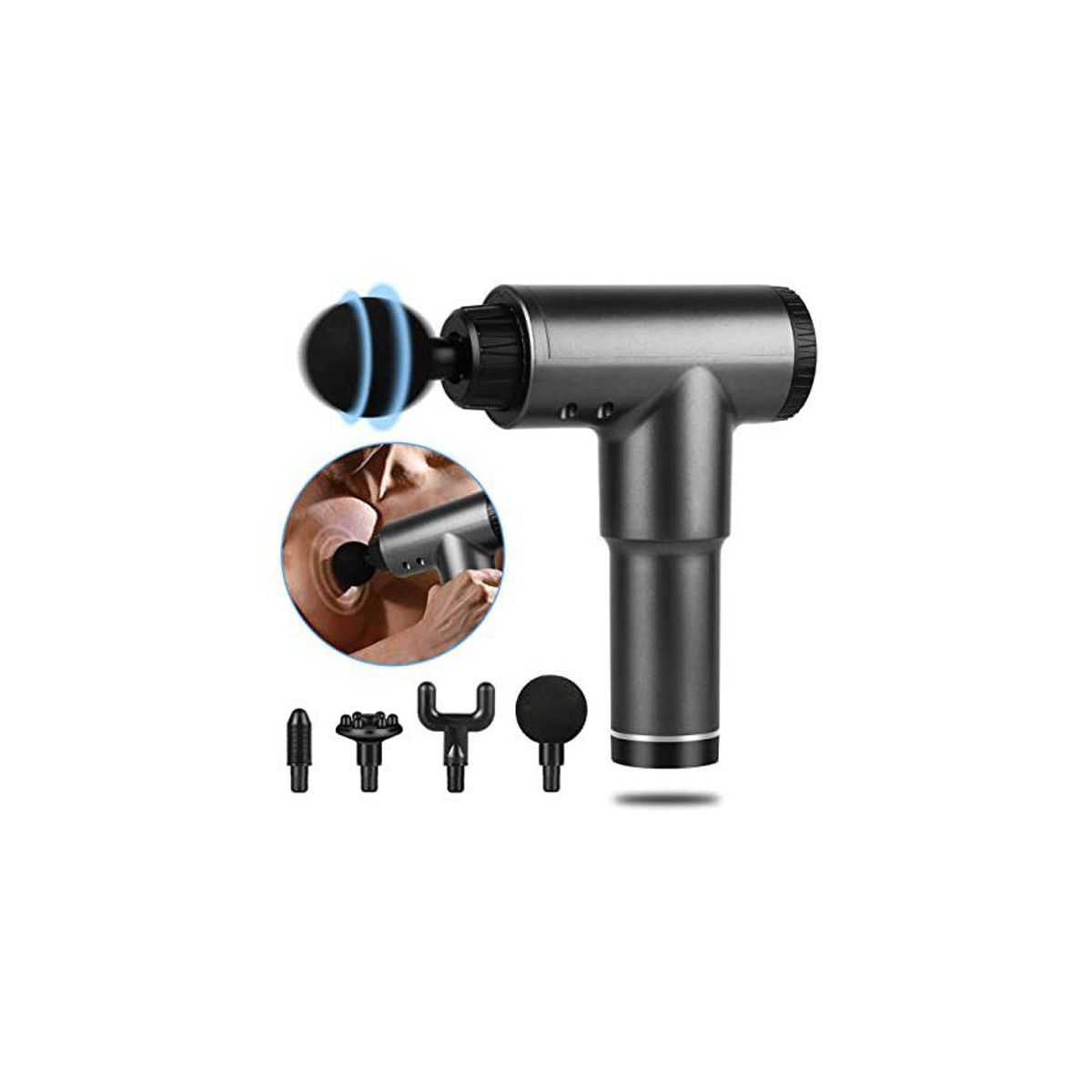 GENERICO - Pistola masajeador  muscular  relajante