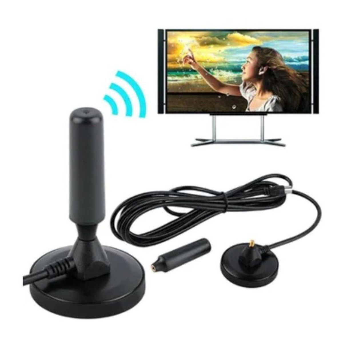 GENERICO - Antena tv digital interior full hd televisión smart tv  de calidad