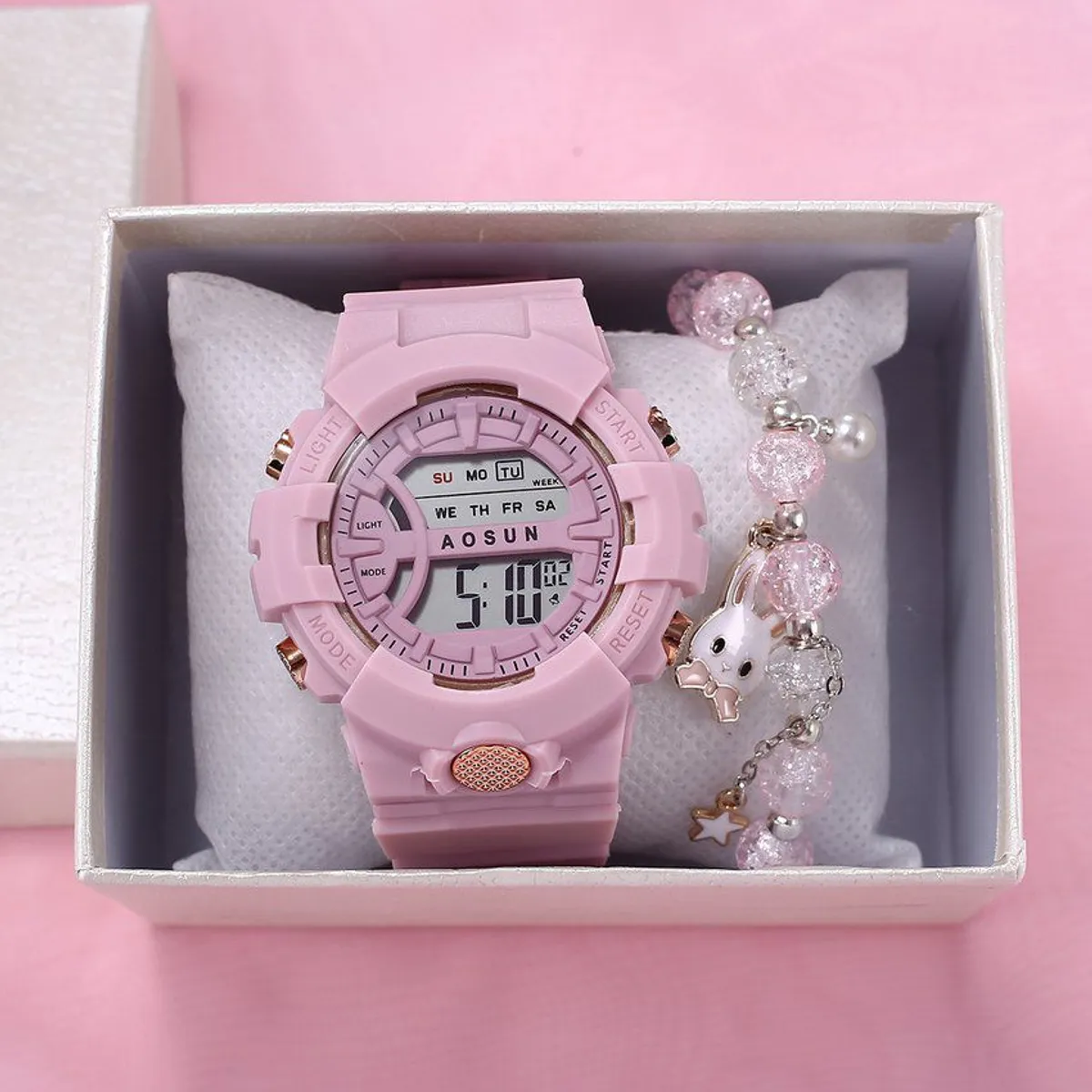 PUREPOWER - Conjunto de reloj joyas de regalo para niñas set de joyas infantil