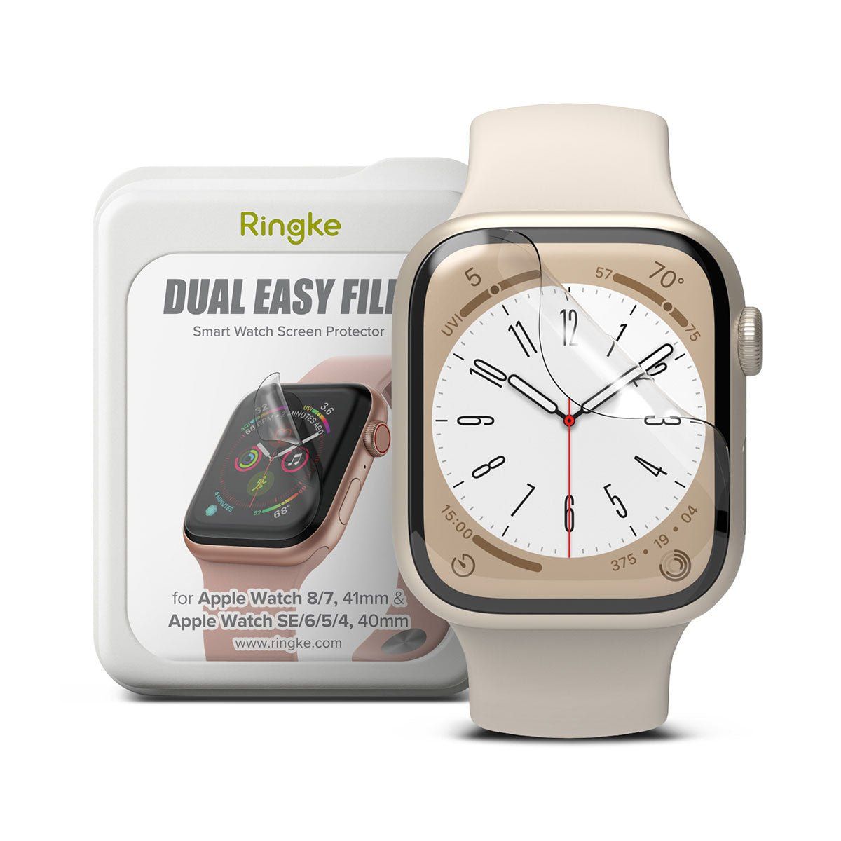 RINGKE - Mica Ringke Dual Easy Film Apple Watch 3 UND - 41mm  40mm