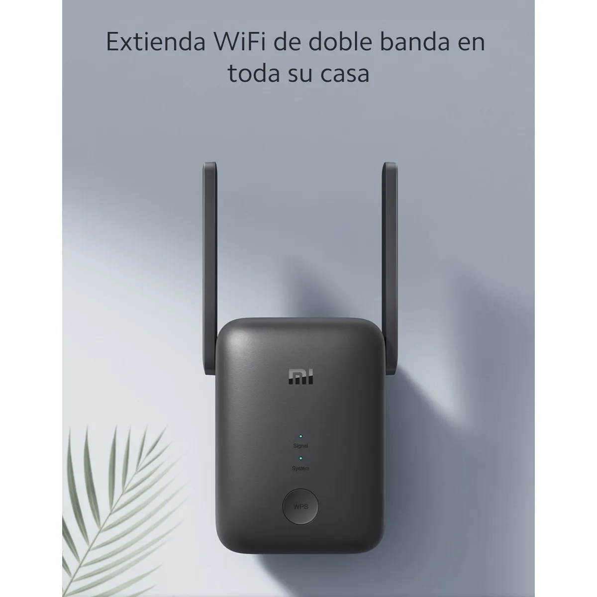 XIAOMI - Repetidor Wifi Xiaomi Ac 1200 dual 2.4 ghz, 5 ghz - negro
