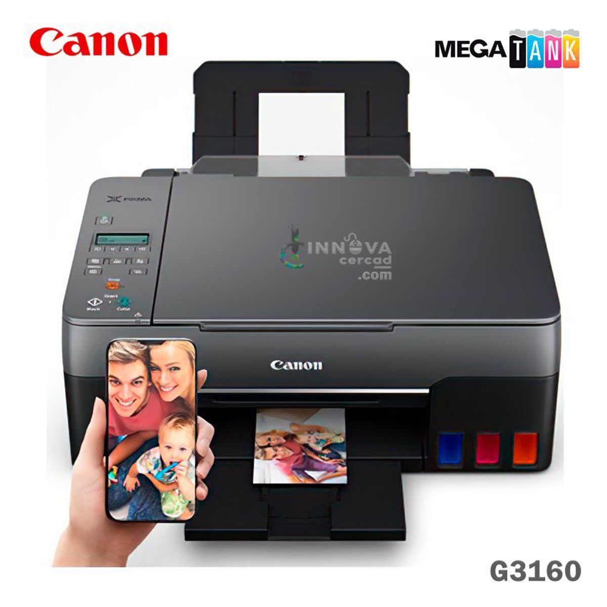 CANON - Impresora multifuncional canon g3160 wifi mega tank