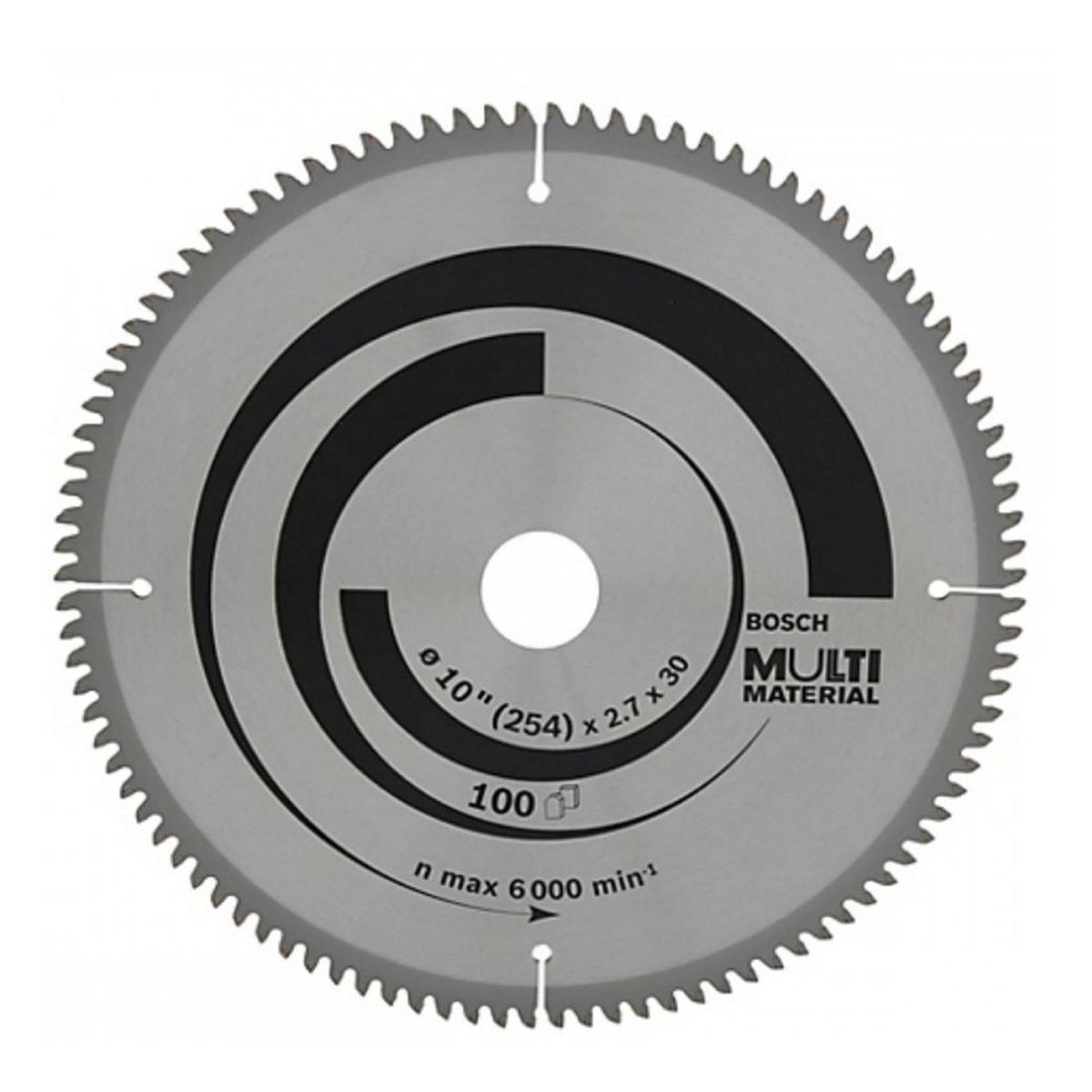 BOSCH - Disco 10" multimaterial 100 dientes bosch 2608.642.202-000