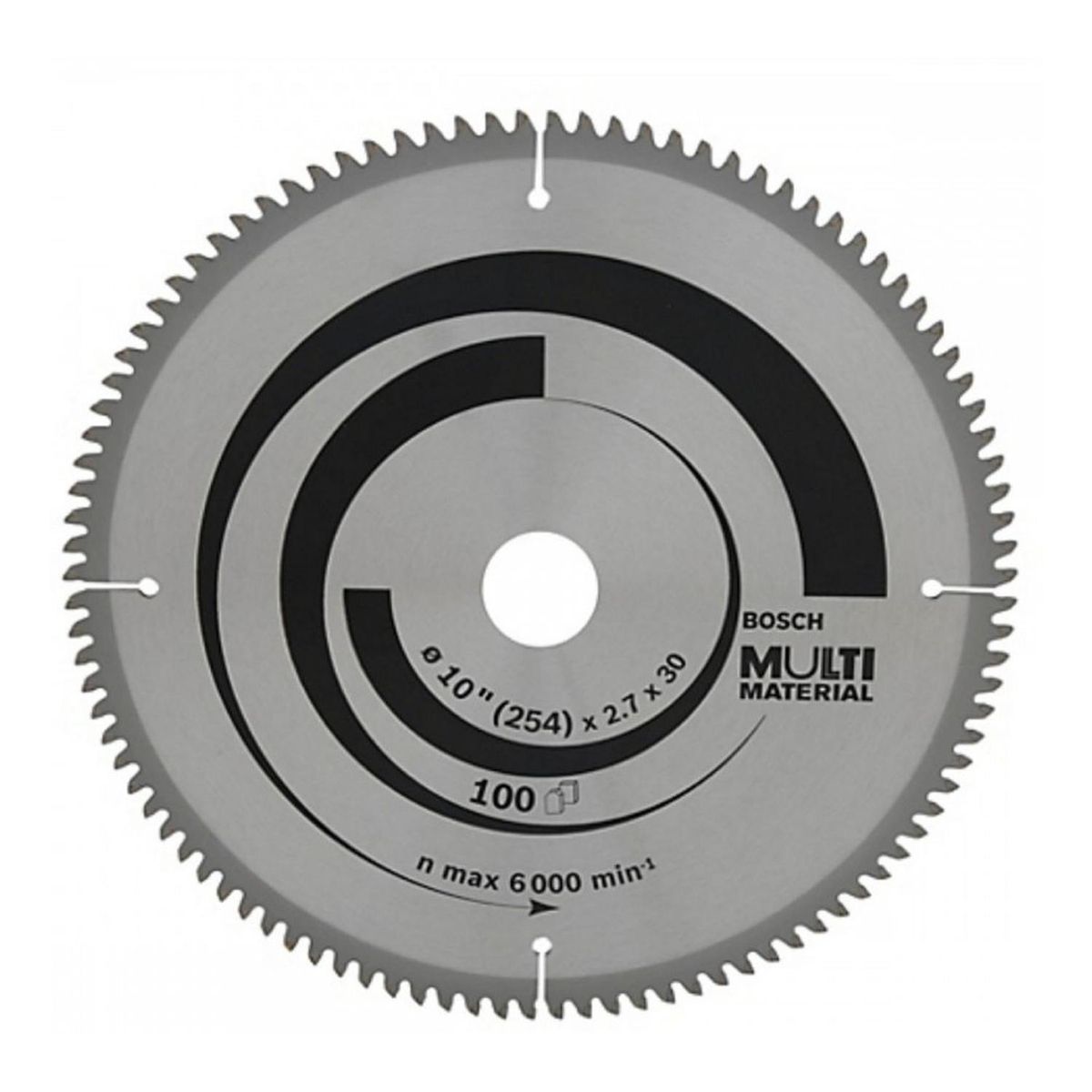 BOSCH - Disco 10" multimaterial 100 dientes bosch 2608.642.202-000