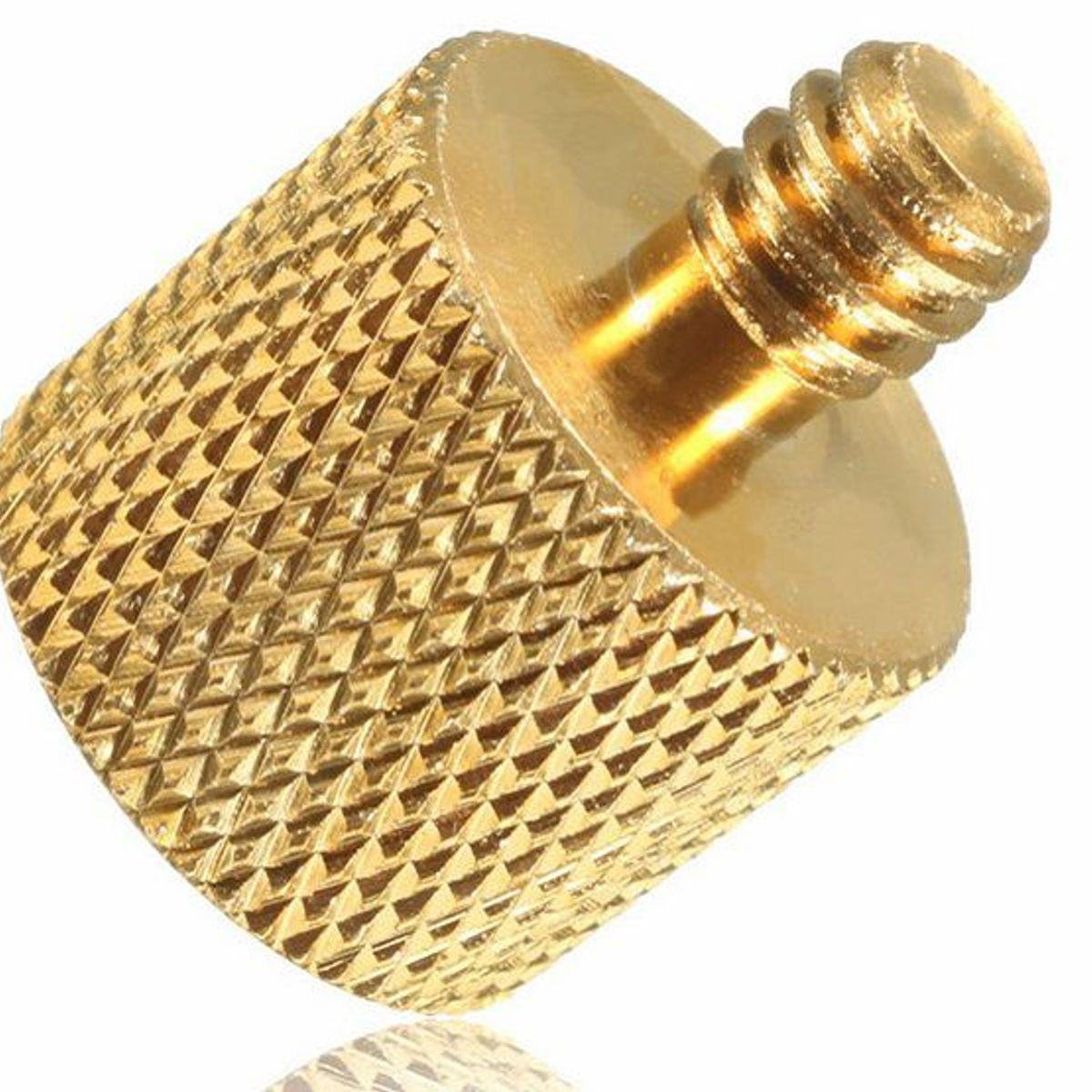 GENERICO - Tornillo Adaptador para Trípode 1 / 4 M 3 / 8H dorado