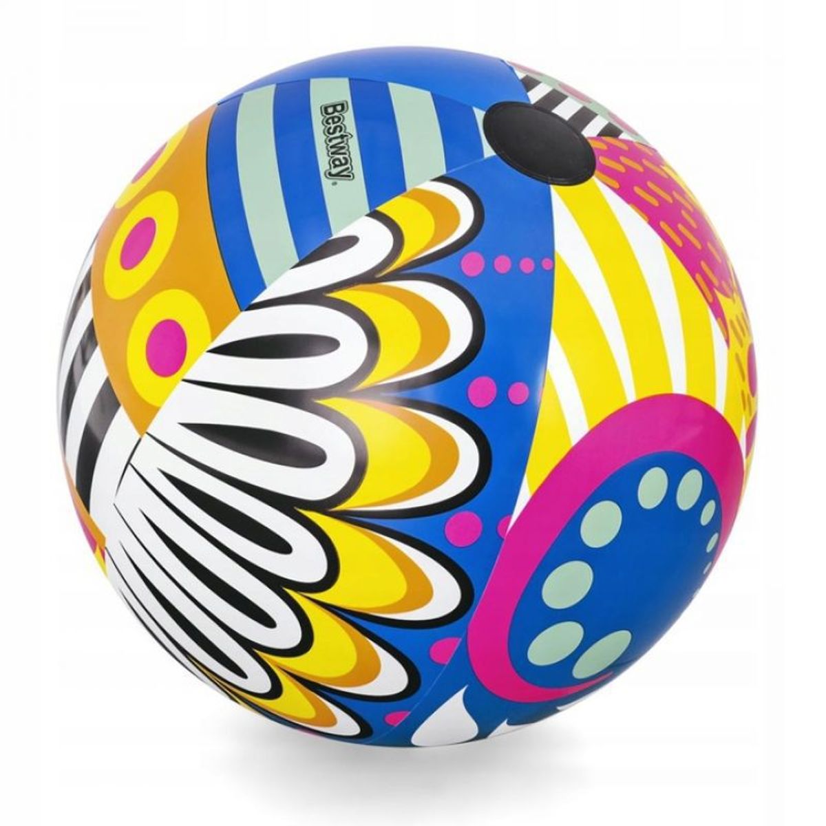BESTWAY - PELOTA DE PLAYA 91 CM RETRO POP