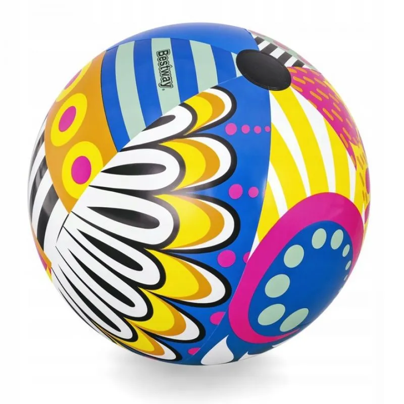BESTWAY - PELOTA DE PLAYA 91 CM RETRO POP
