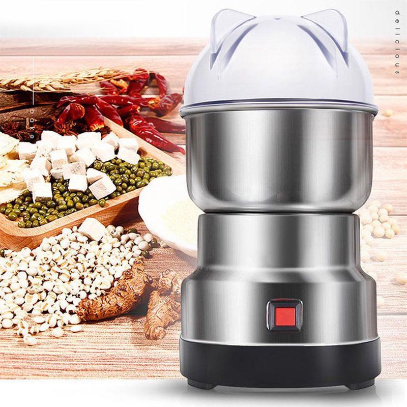 GENERICO - Molino de café eléctrico acero cocina granos nueces