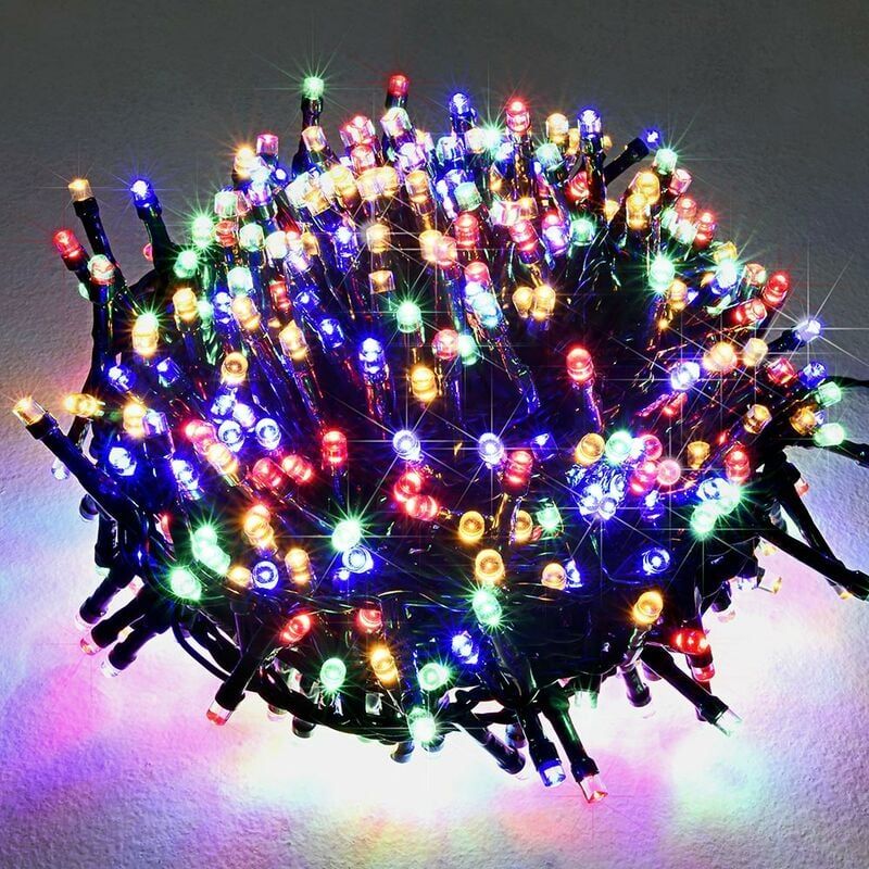 GENERICO - 100 luces de navidad - led secuencial y musical - multicolor