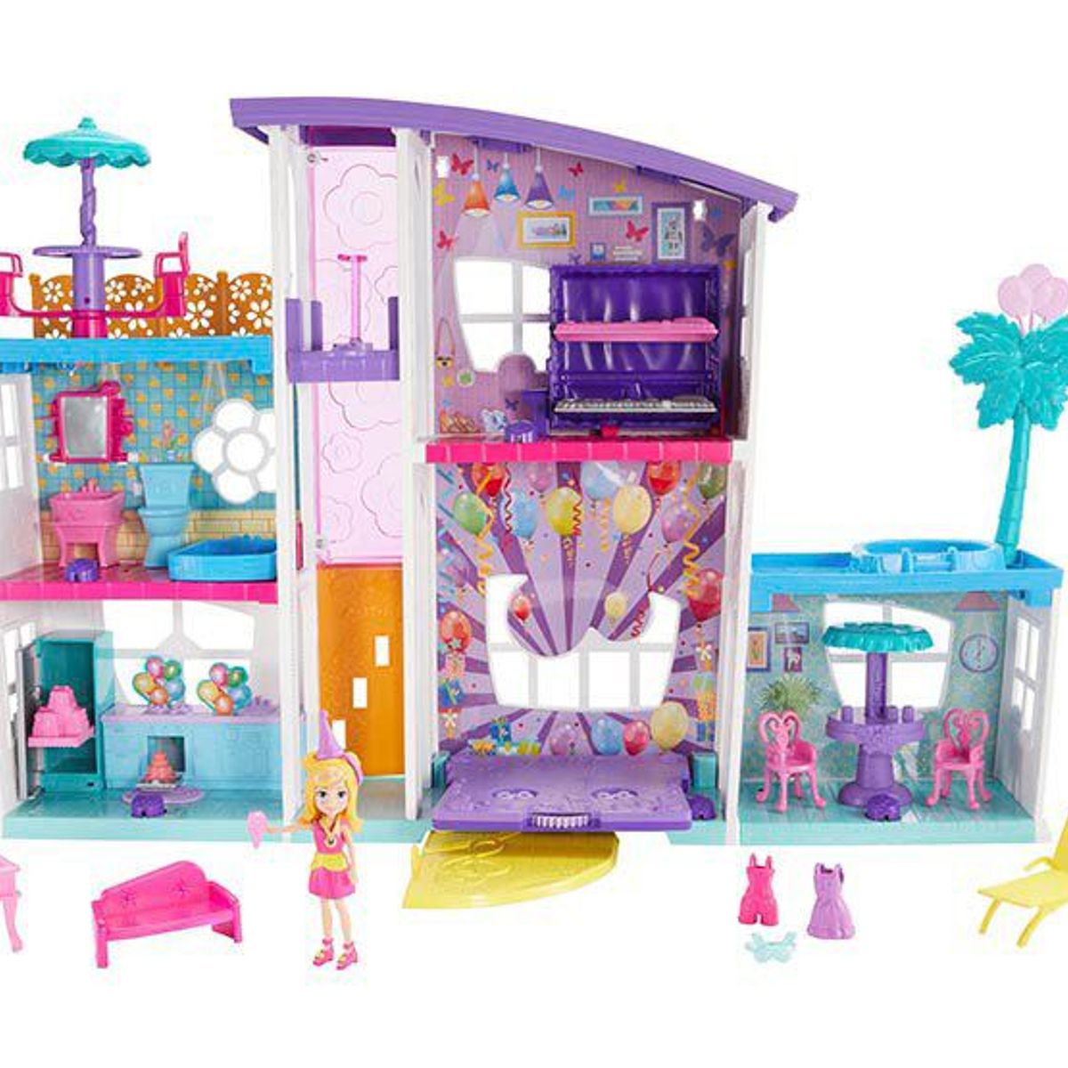 MATTEL - POLLY POCKET - MEGA CASA DE SORPRESAS