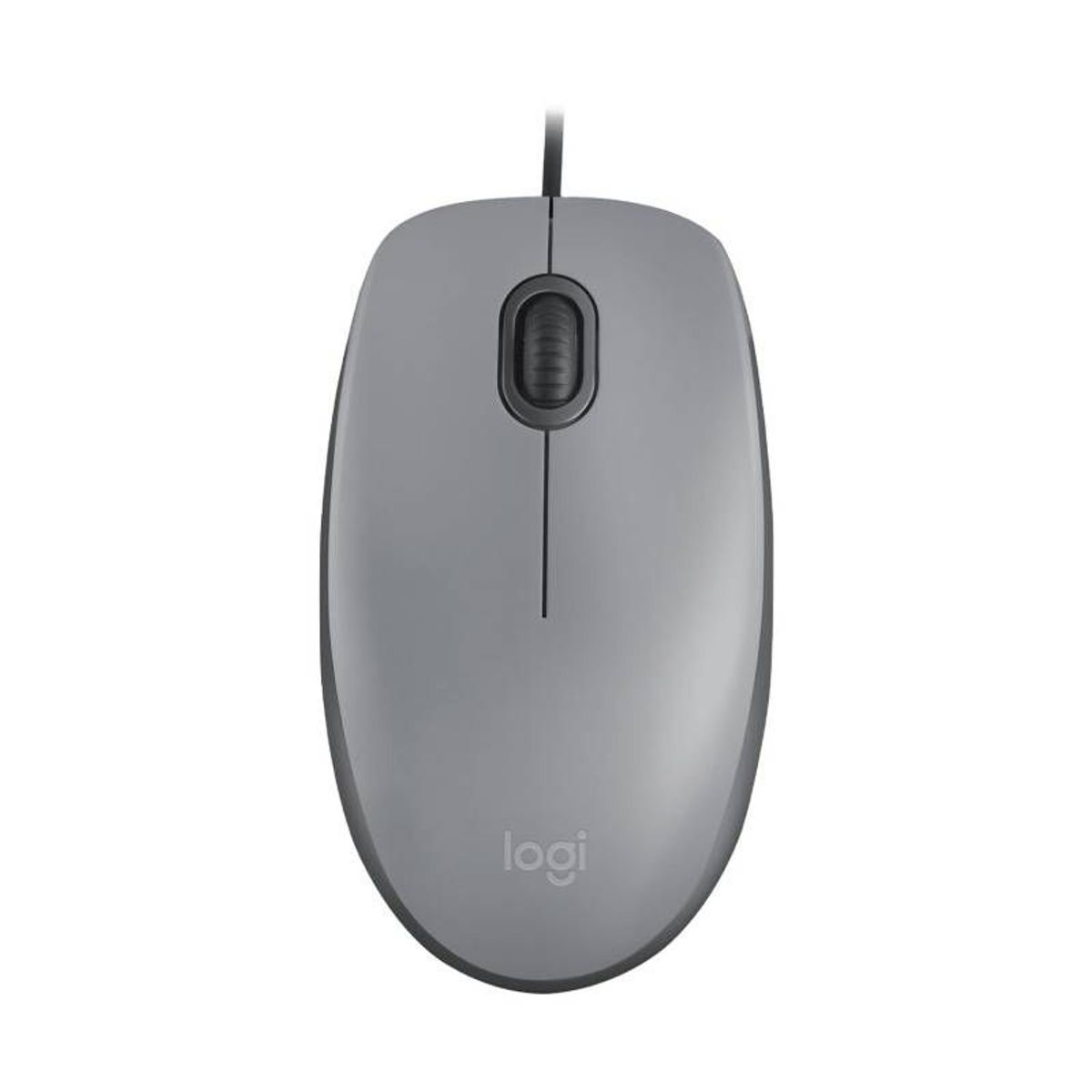 LOGITECH - MOUSE LOGITECH CON CABLE M110 SILENCIOSO GRIS