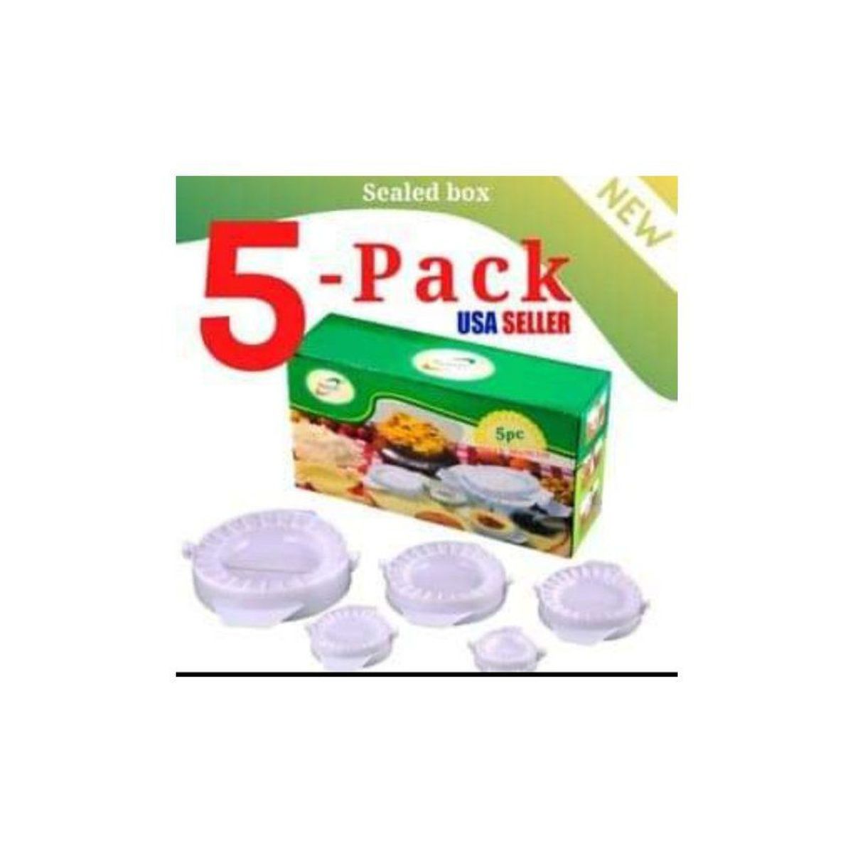 GENERICO - Molde para hacer empanada juego de 3 piezas más 1 molde grande