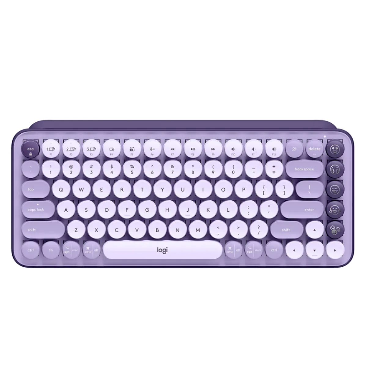LOGITECH - Teclado Logitech POP Keys Mecanico Bluetooth Lavanda