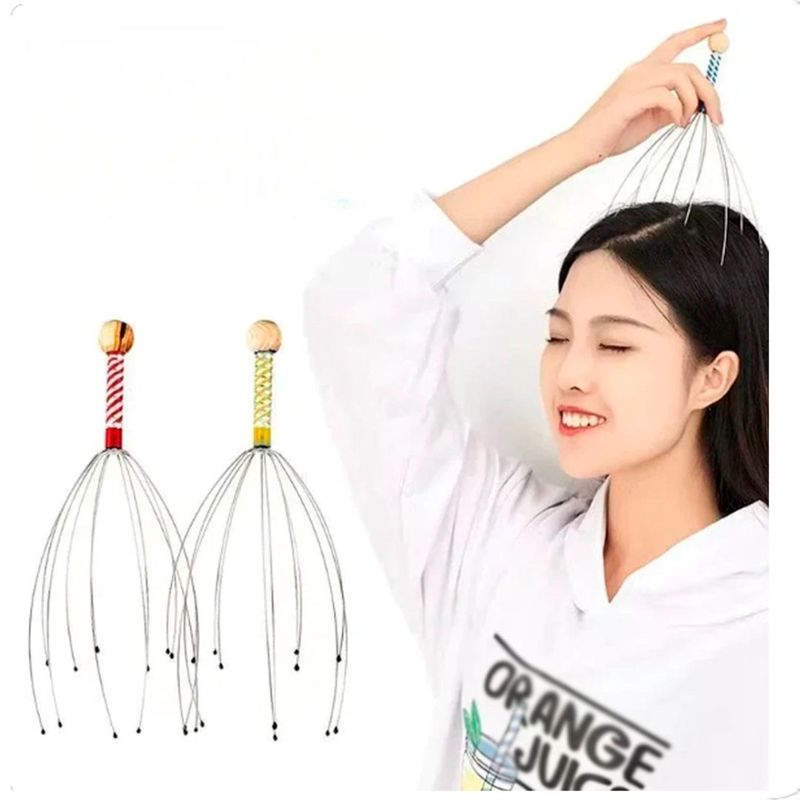 GENERICO - pack 2 Masajeador de Cabeza Anti Estrés Alivia Tensión