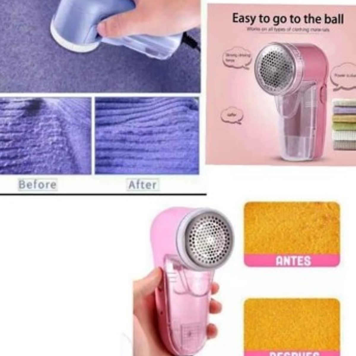 GENERICO - Saca Pelusas- Recargable Removedor de Calidad