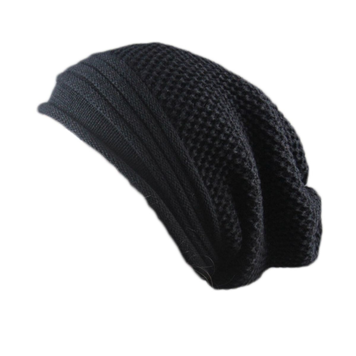 KAST PE - Gorro Beanie Slouchy Negro - Estilo Casual y Cómodo