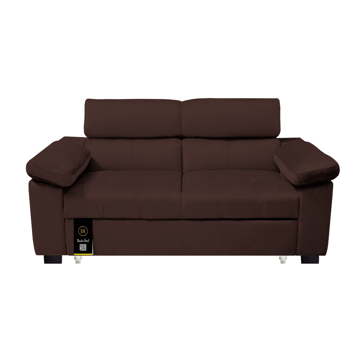 BARAKA HOME - Sofá Cama Baltimore 2 Plz - Chocolate