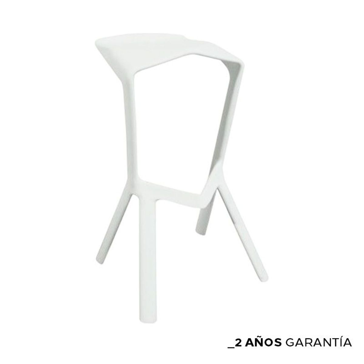 ZIYAZ - Silla Bar Trazzo  Blanco