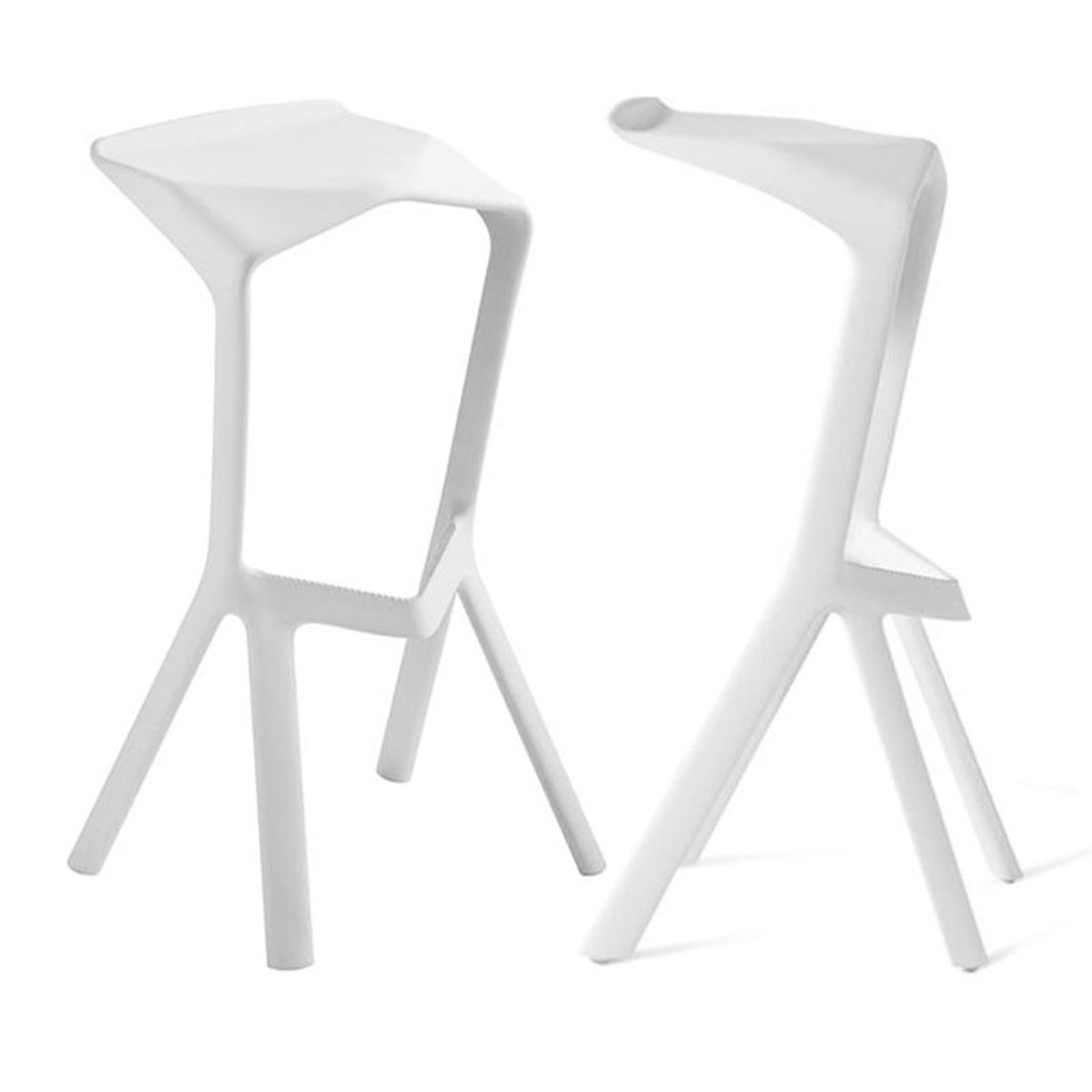 ZIYAZ - Silla Bar Trazzo  Blanco