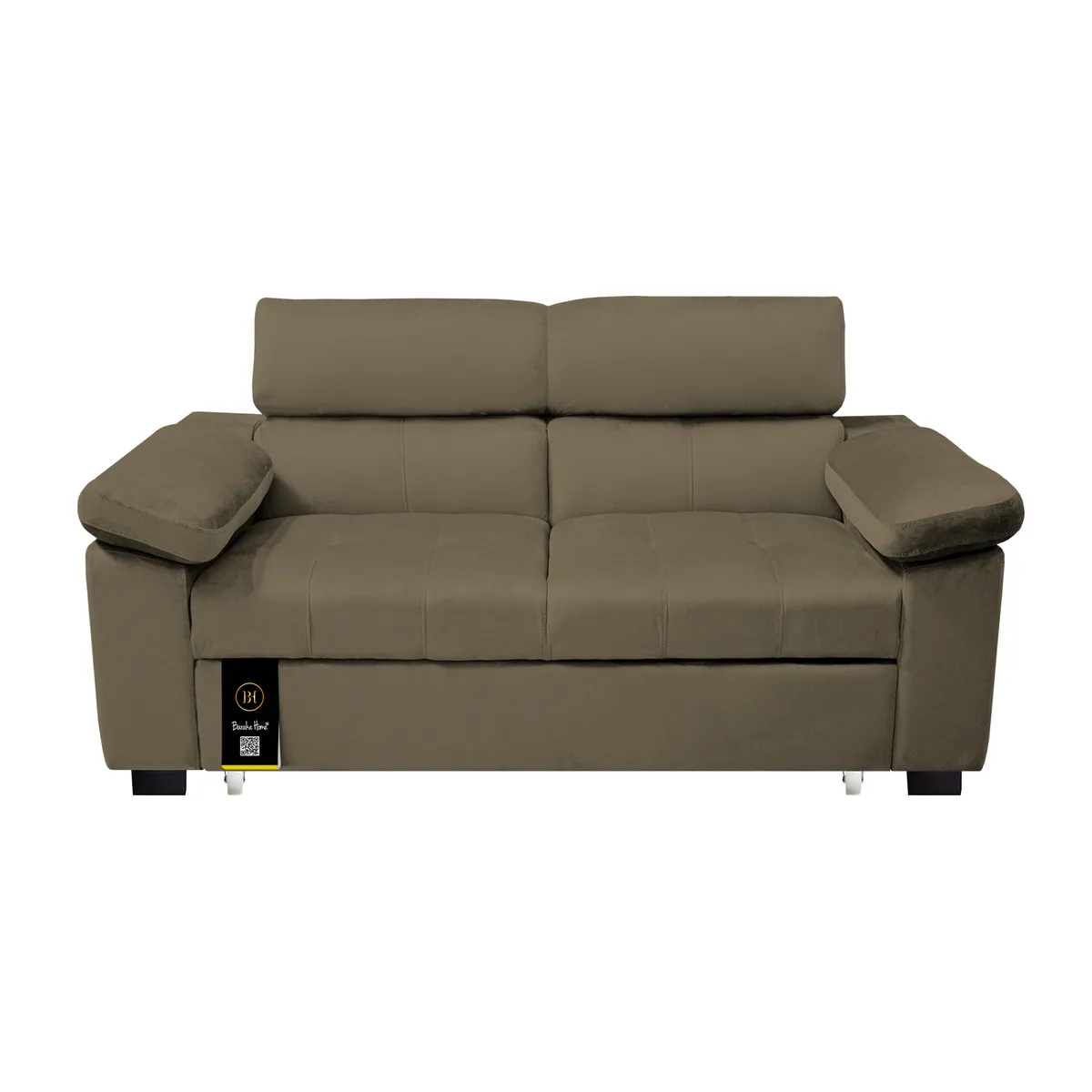 BARAKA HOME - Sofá Cama Baltimore 2 Plz - Beige Oscuro
