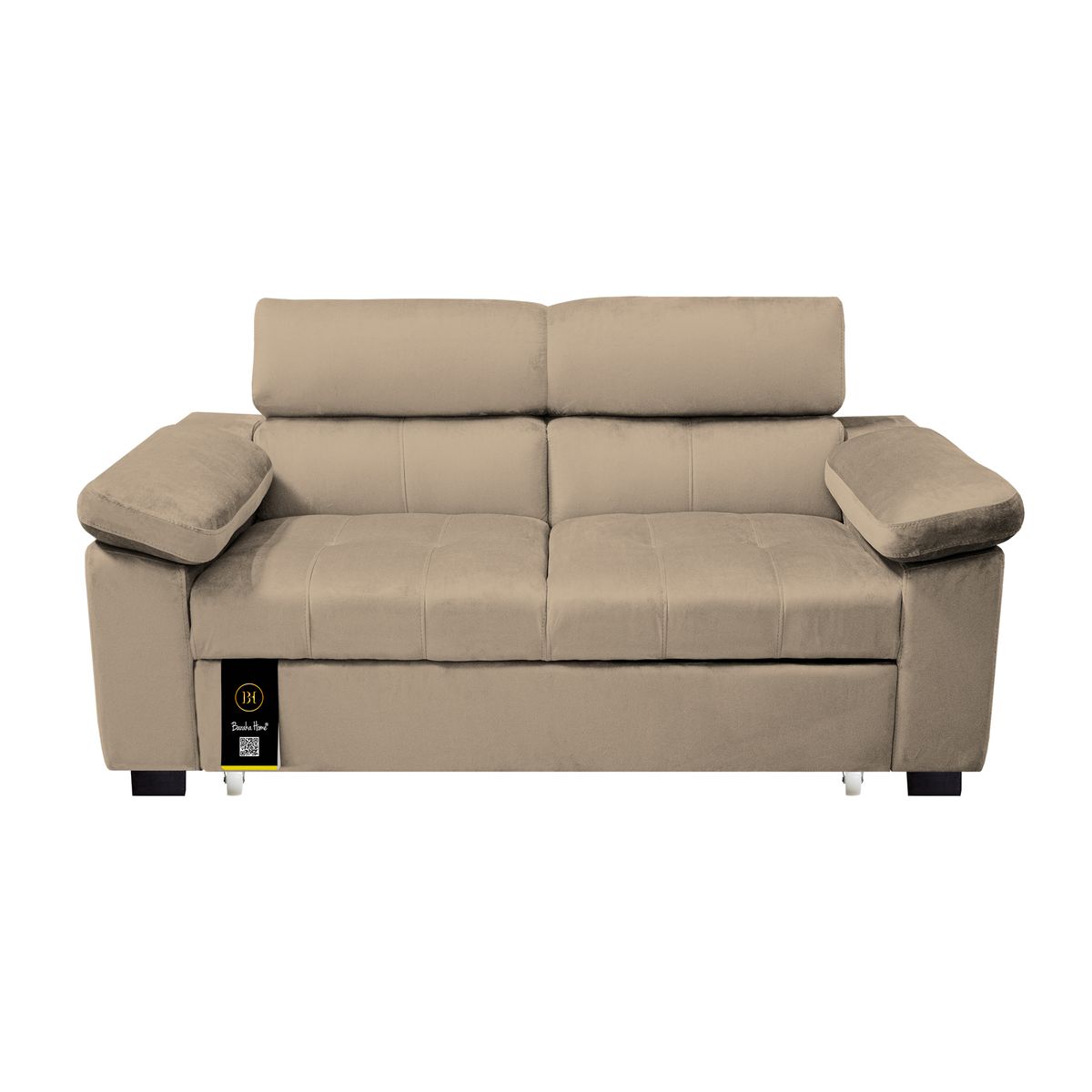 BARAKA HOME - Sofá Cama Baltimore 2 Plz - Beige Claro