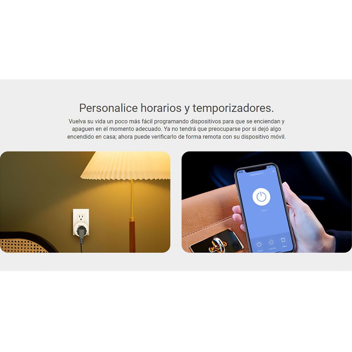 EZVIZ - Enchufe Inteligente Smart T30 Wifi Compatible Alexa