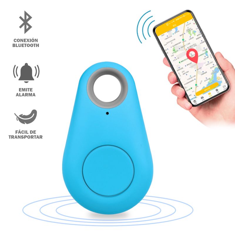 SASHIJA - Llavero GPS Localizador Bluetooth con Alarma Anti pérdida G08 CL