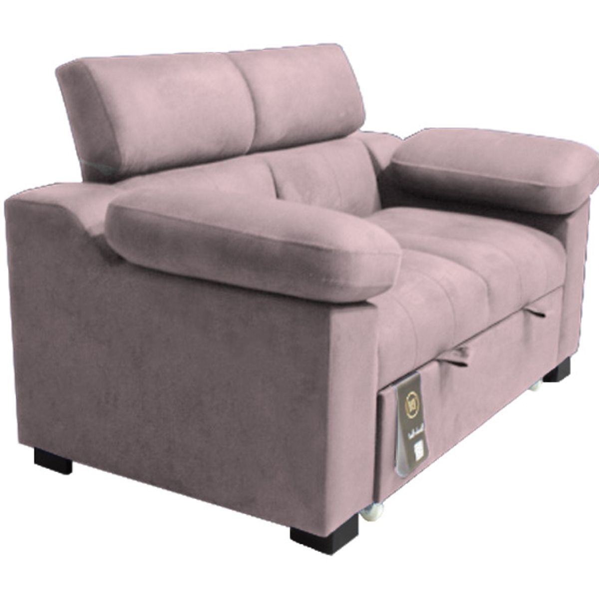 BARAKA HOME - Sofá Cama Baltimore 2 Plz - Rosado