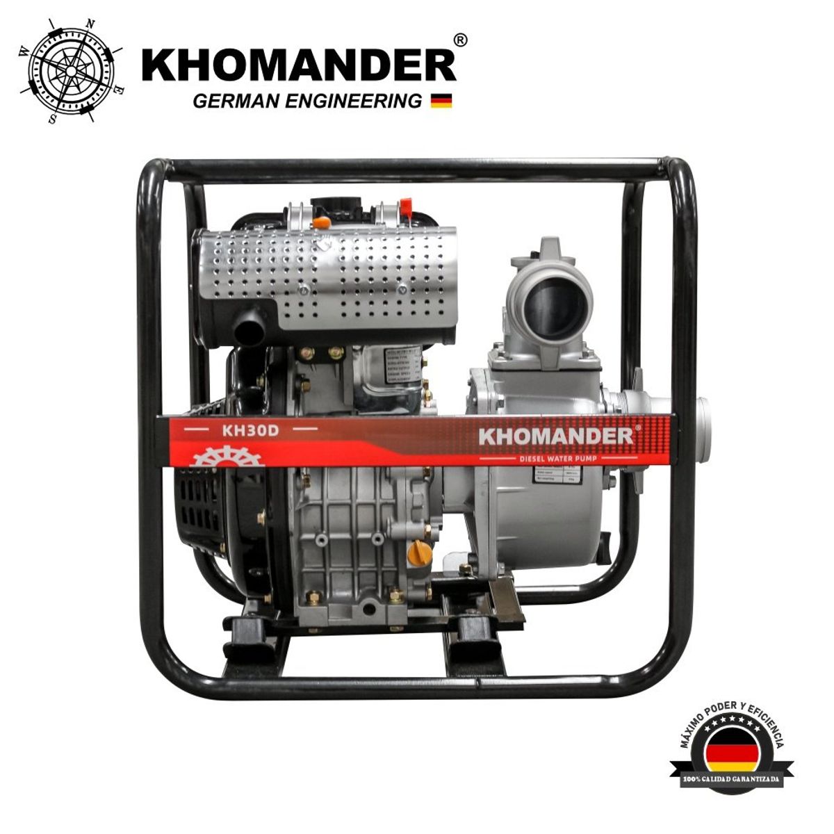 KHOMANDER - MOTOBOMBA PETROLERA DIESEL 3X3 - KHOMANDER