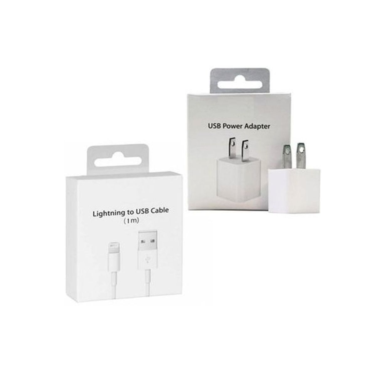 GENERICO - Cable usb lightning + cargador iphone x 1 Metro