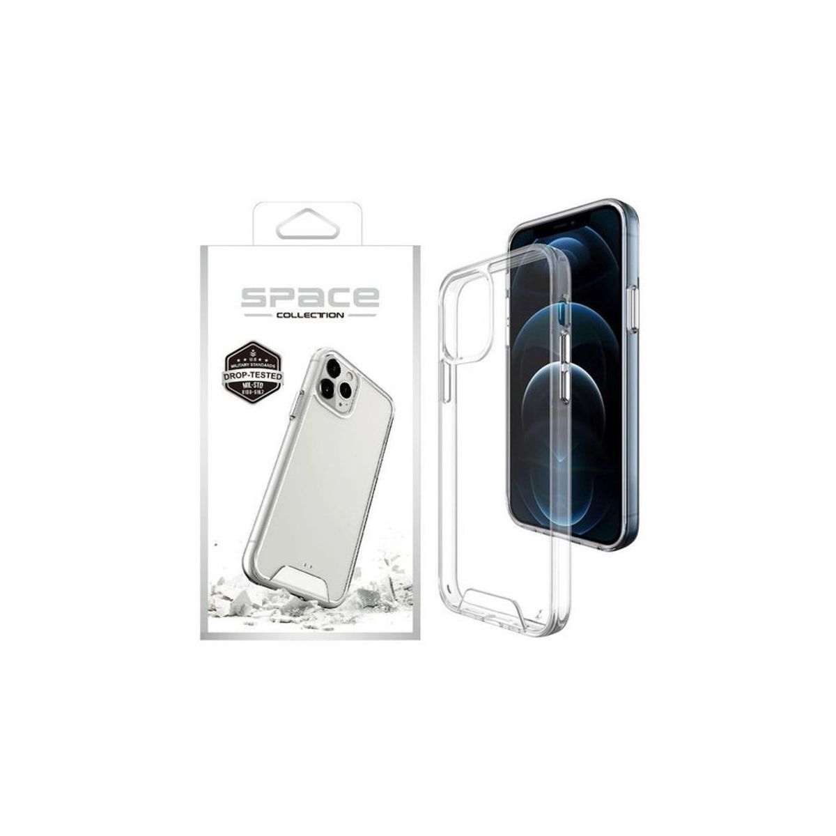 GENERICO - Space collection case  iphone 12  pro max - transparente