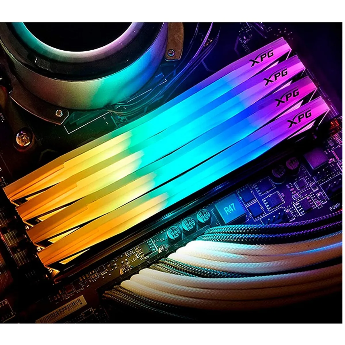 XPG - Memoria RAM DDR4 XPG Spectrix D60G 16gb 8x2GB 3200 MHz CL16