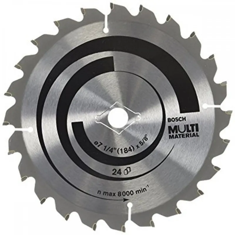 BOSCH - Disco Sierra Circular 7 1/4" 24 D Multimaterial Bosch 2608.640.942-000